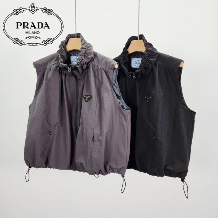 PD 프라다 지퍼포인트 베스트 