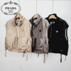 PD 프라다 스트링 후드 베스트 
