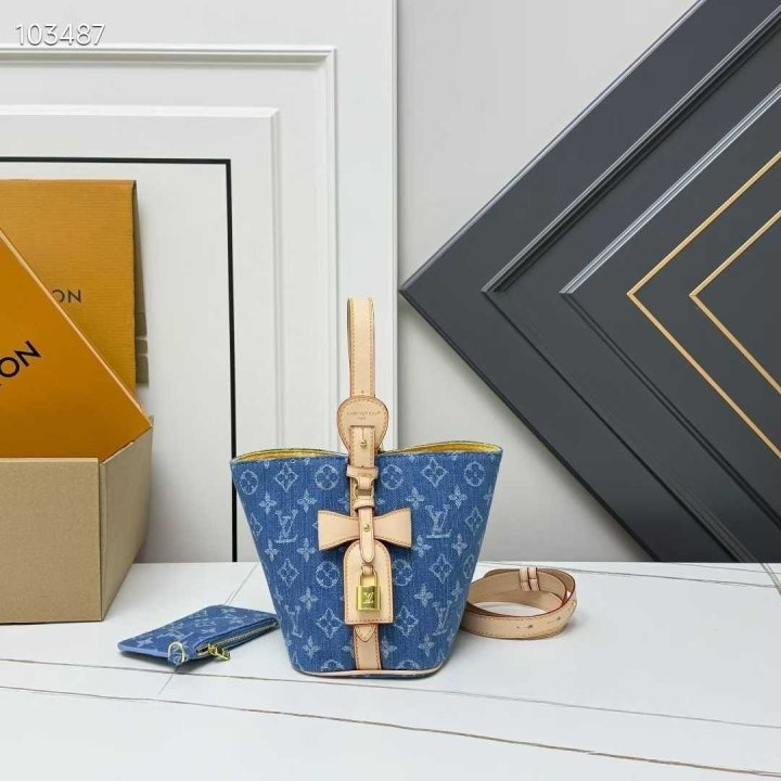 LV 루이비통 올인 BB 데님 