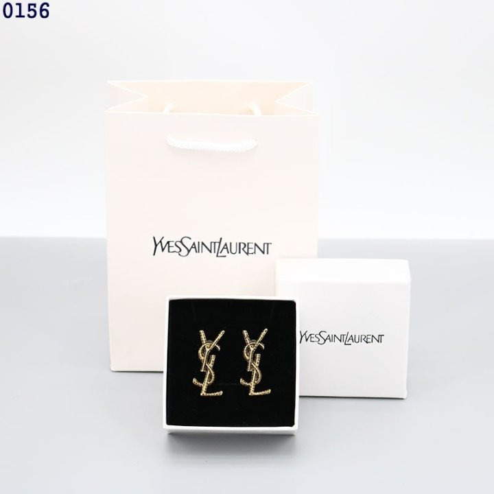 YS 생로랑 YSL 스네이크 골드 이어링