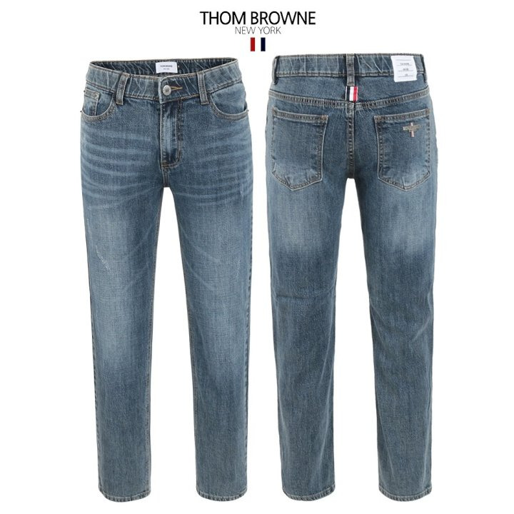 TB 톰브라운 인디 히든밴딩 슬림일자팬츠 