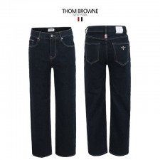 TB 톰브라운 진청 스판 히든밴드 테이퍼드핏 데님 