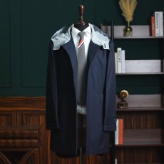 TB 톰브라운 클래식 트렌치 후드 코트 