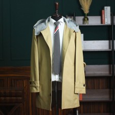 TB 톰브라운 클래식 트렌치 후드 코트 