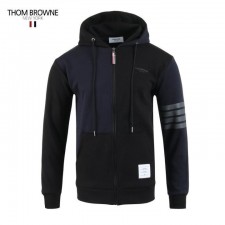 TB 톰브라운 배색 4선 후드집업 & 반바지 셋업 