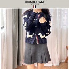 TB 톰브라운 강아지 블록 울 가디건