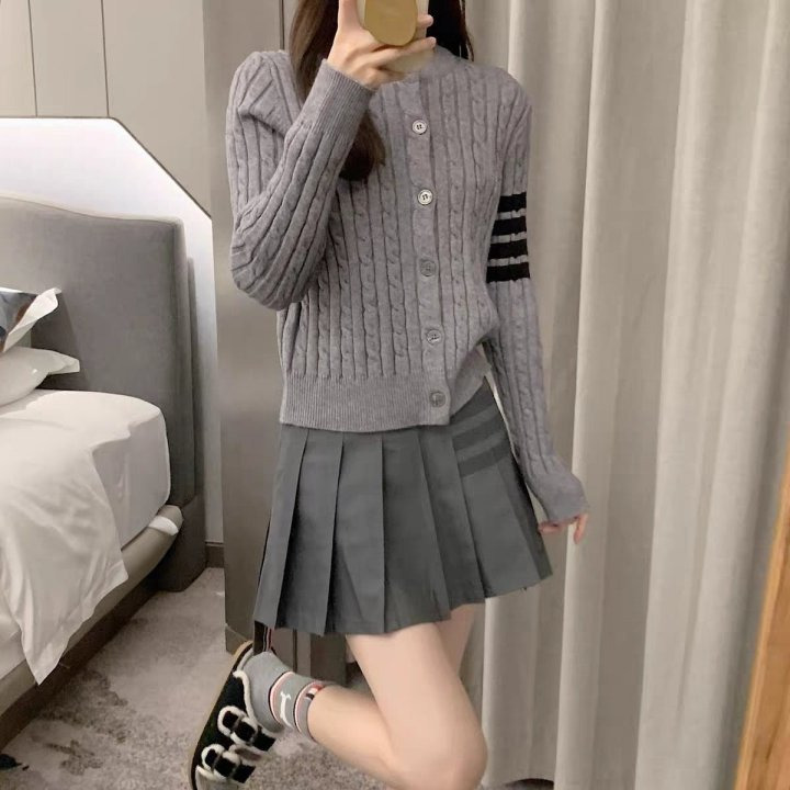 TB 톰브라운 강아지 라운드 가디건 