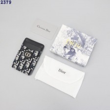 DO 디올 30 몽테인  오블리크 자카드 세이지 카드 홀더 블랙?