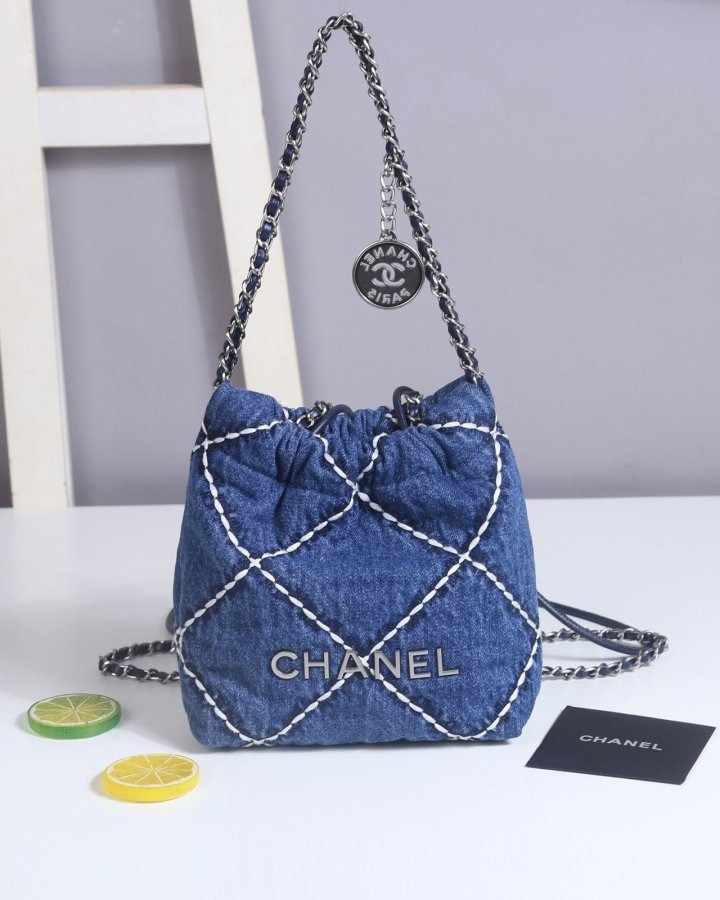 CN 샤넬 데님 22백 