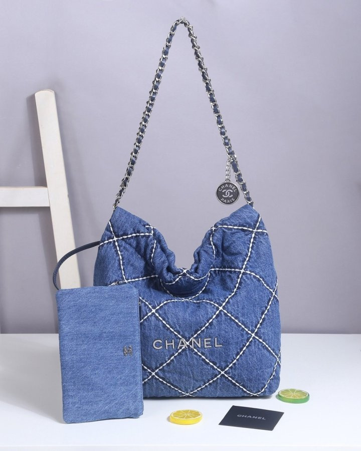 CN 샤넬 데님 22백 