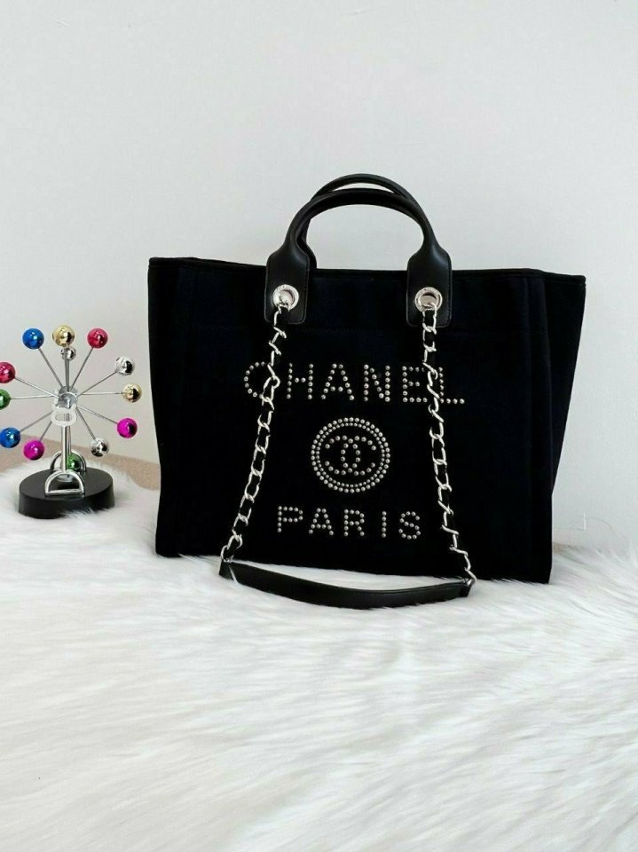 CN 샤넬 진주 도빌백 