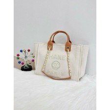 CN 샤넬 진주 도빌백 