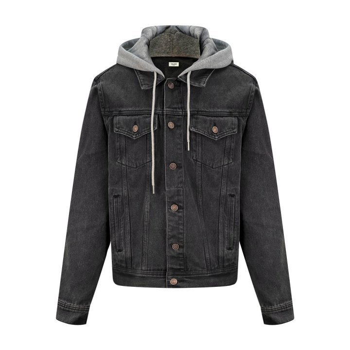 CL 셀린느 CLN 2552 유니언 워시 데님 트러커 자켓 