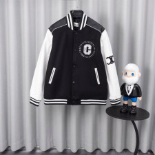 CL 셀린느 CLN 2702 트리옴페 믹스 바시티 자켓 