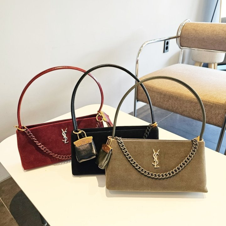 YS 생로랑노랑키링숄더 