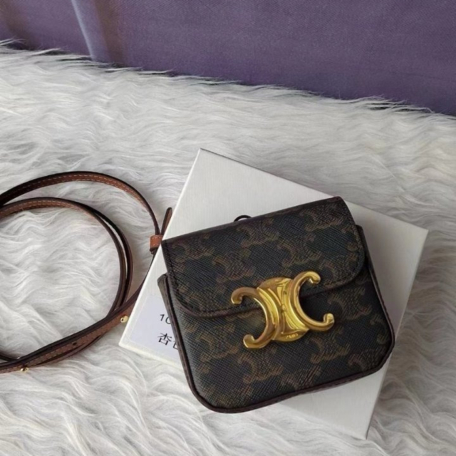 CL 셀린느 미니 트리오페 카프스킨숄더백 