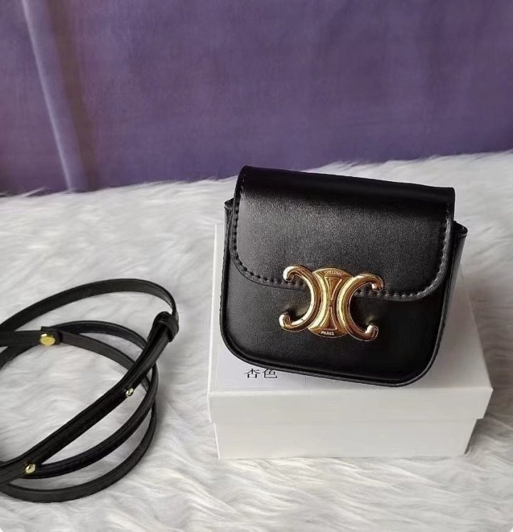 CL 셀린느 미니 트리오페 카프스킨숄더백 