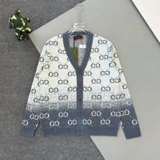GC 구찌 GC 2649 그라디언트 자카드 가디건 