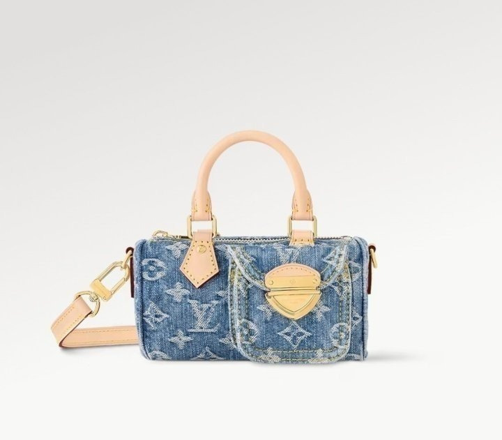 LV 루이비통 Lv 나노스피디 데님 