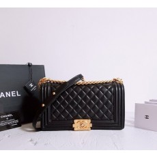 CN 샤넬 [ 고급 ] 램스킨 보이백 금장 1 
