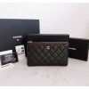 CN 샤넬 [ 고급 박스 ] 캐비어 파우치 스몰 클러치 은장 