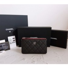 CN 샤넬 [ 고급 박스 ] 캐비어 미니클러치 은장 