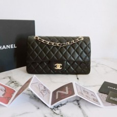 CN 샤넬 [ 고급 ] 리뉴얼 클래식 램스킨 미듐 금장 1 