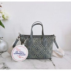 LV 루이비통 [ 고급 ] 데님 네버플 bb