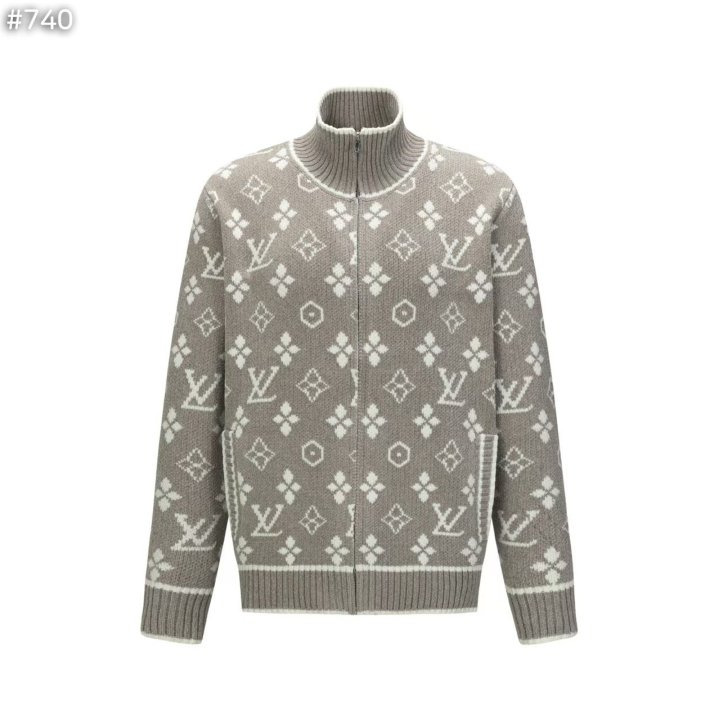 LV 루이비통 울 니트 집업 가디건 