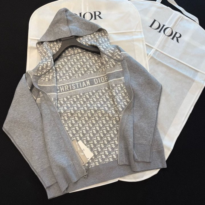 DO 디올 오블리크 리버시블 후드 집업 가디건 - 수입 