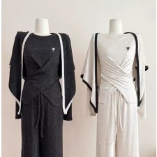 DO 디올  cd 숄 니트&팬츠 세트