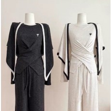 DO 디올  cd 숄 니트&팬츠 세트