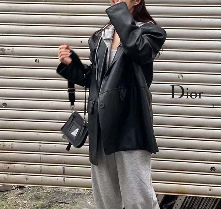 DO 디올 오버핏 레더자켓 