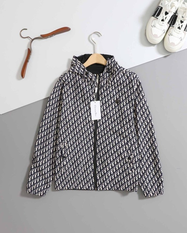 DO 디올 오블리크 리버서블 후드 자켓  