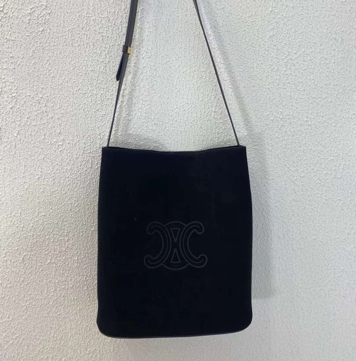 CL 셀린느 스웨이드 숄더백 