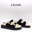 CL 셀린느 여성 스웨이드 로고 샌들