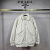 PD 프라다 A 카라양털 PK 항공 패딩