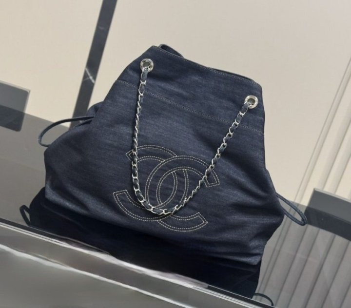 CN 샤넬 투웨이 데님 숄더백  
