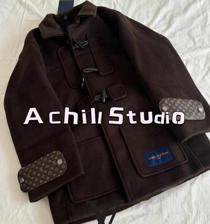 LV 루이비통 패치 떡뽂이 코트 