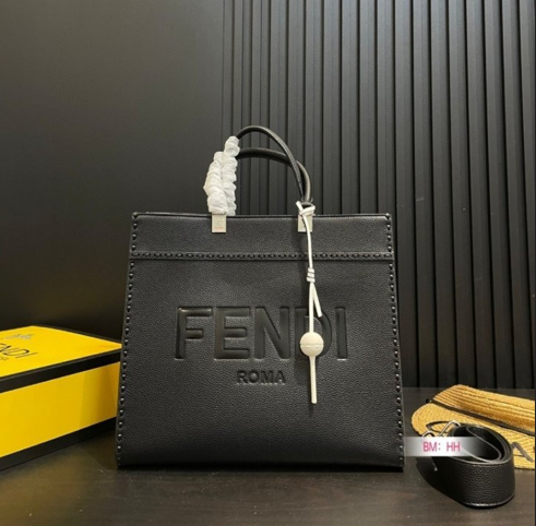 FD 펜디 선샤인 레더 토트백  