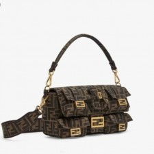 FD 펜디 멀티포켓 바게트 숄더백