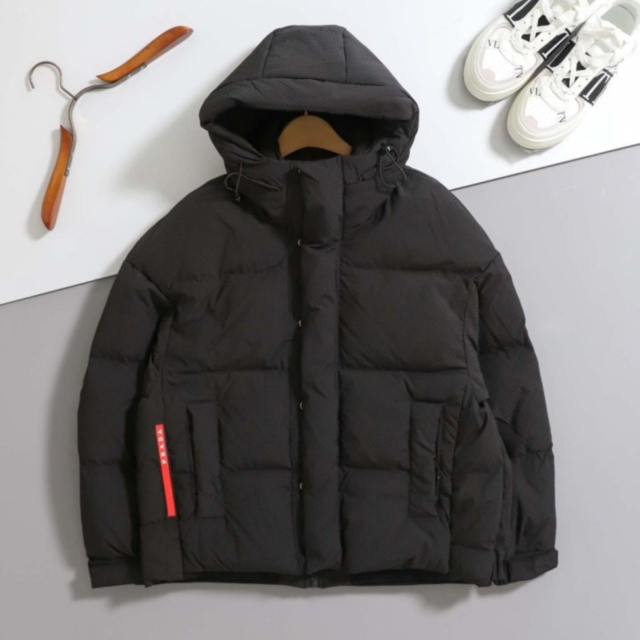 PD 프라다 T/C 숏 다운 패딩 