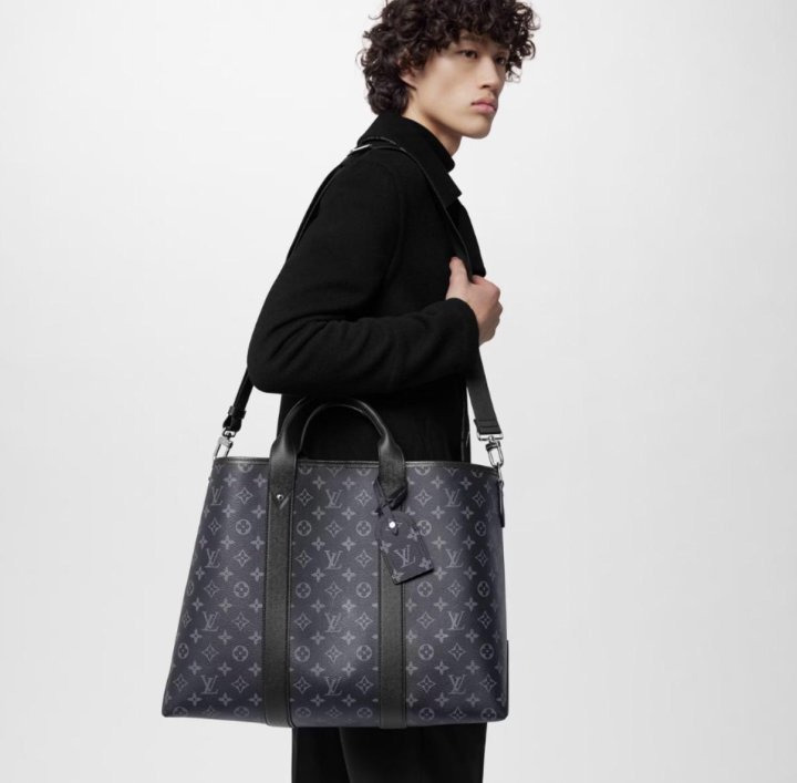 LV 루이비통  타이가 이클립스 위켄드 NM토트백+오거나이저 