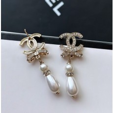 CN 샤넬 진주 드롭 이어링  