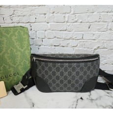 GC 구찌 고급] GG 엠블럼 벨트백 블랙1 