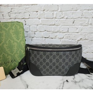 GC 구찌 고급] GG 엠블럼 벨트백 블랙1 
