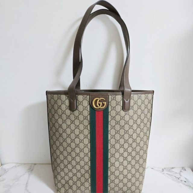 GC 구찌 [고급] GG모노그램 오피디아 미디엄 토트백 2 