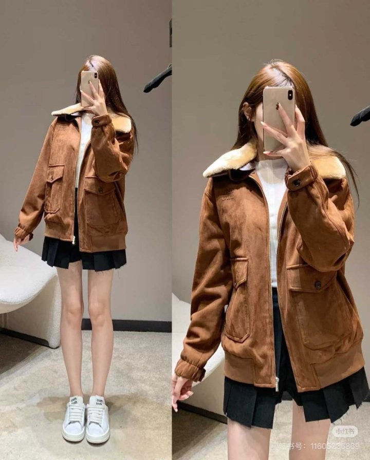 MU 미우미우 수입 스웨이드 퀼팅 재킷  