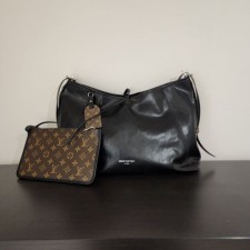 LV 루이비통 캐리올 블랙 MM 