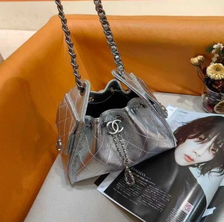 CN 샤넬 25백 미니 실버 